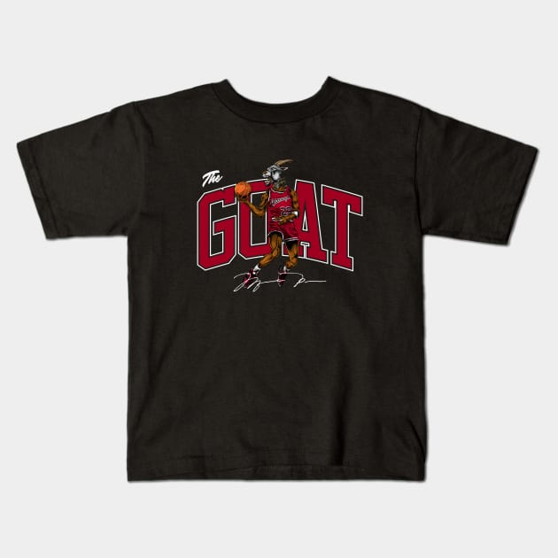 Michael Jordan 23 Goat Kids T-Shirt by Cartel